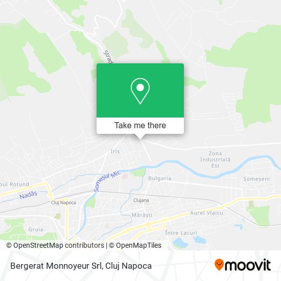Bergerat Monnoyeur Srl map