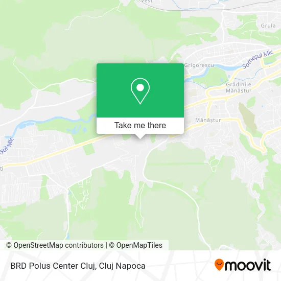 BRD Polus Center Cluj map