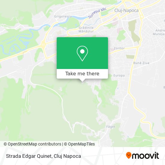 Strada Edgar Quinet map