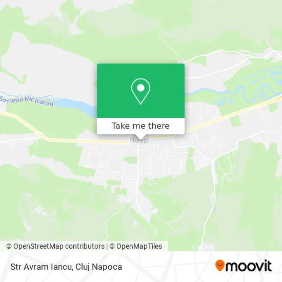 Str Avram Iancu map