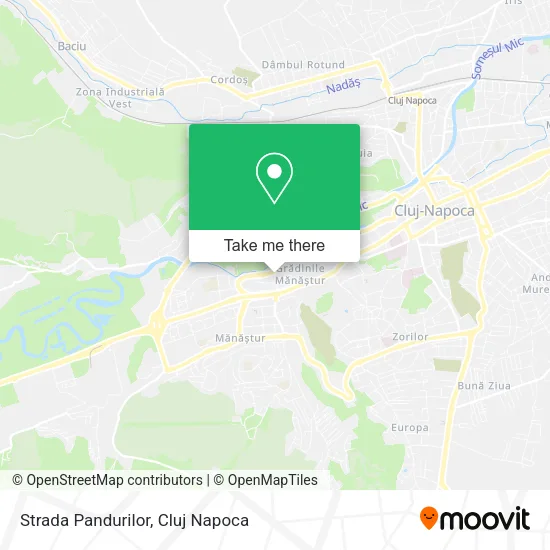 Strada Pandurilor map