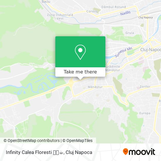 Infinity Calea Floresti ☕ map