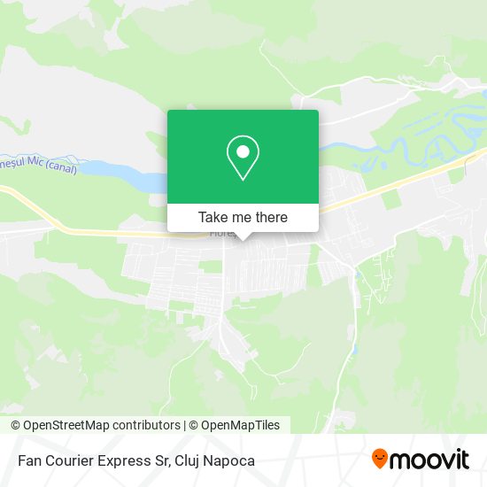 Fan Courier Express Sr map