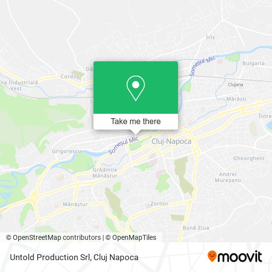 Untold Production Srl map