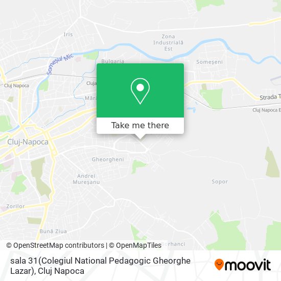 sala 31(Colegiul National Pedagogic Gheorghe Lazar) map