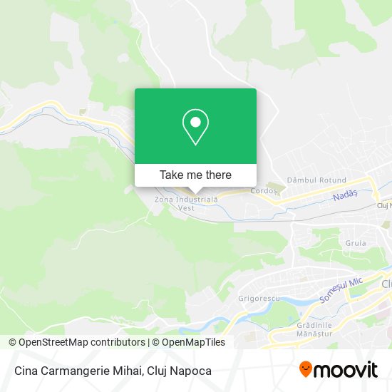 Cina Carmangerie Mihai map