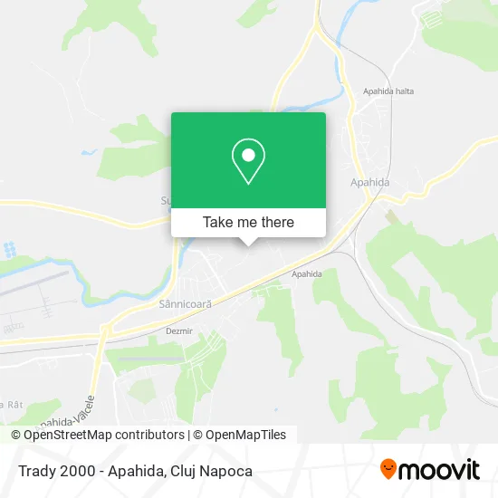 Trady 2000 - Apahida map