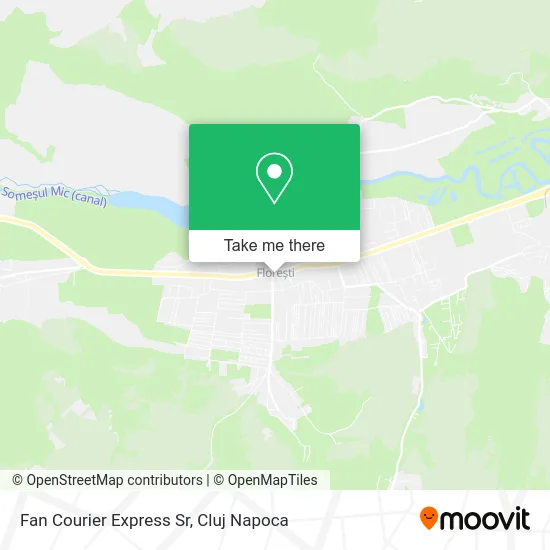 Fan Courier Express Sr map