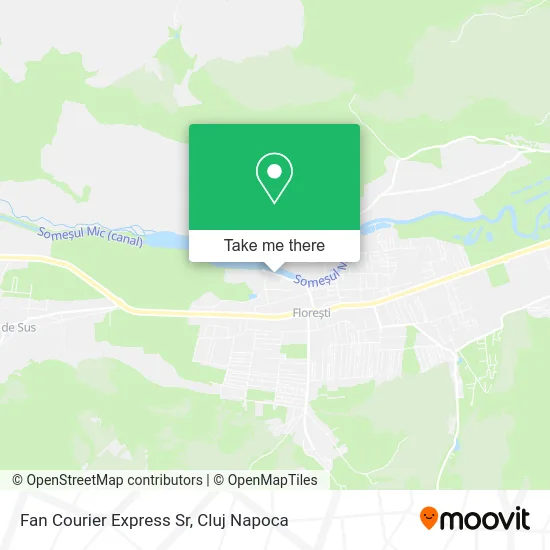 Fan Courier Express Sr map