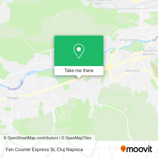 Fan Courier Express Sr map