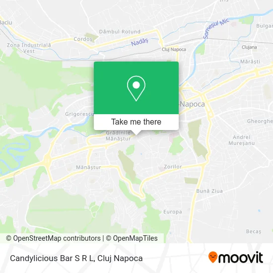Candylicious Bar S R L map
