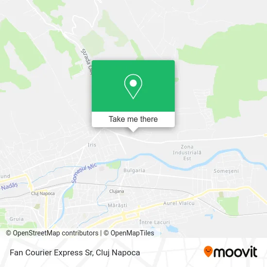 Fan Courier Express Sr map