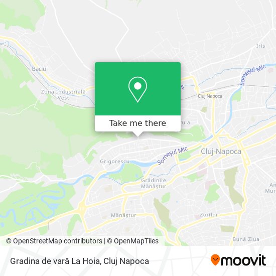 Gradina de vară La Hoia map