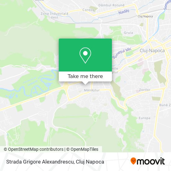 Strada Grigore Alexandrescu map