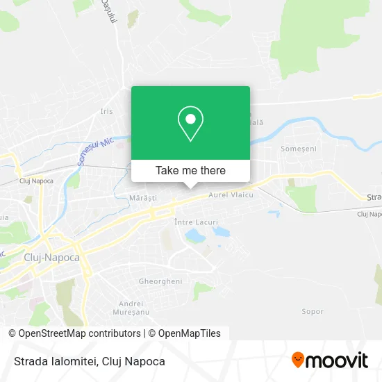 Strada Ialomitei map