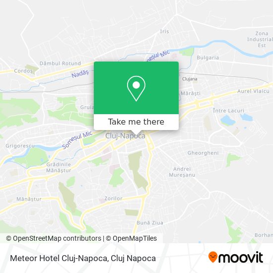 Meteor Hotel Cluj-Napoca map