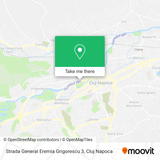 Strada General Eremia Grigorescu 3 map