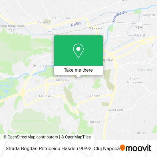 Strada Bogdan Petriceicu Hasdeu 90-92 map