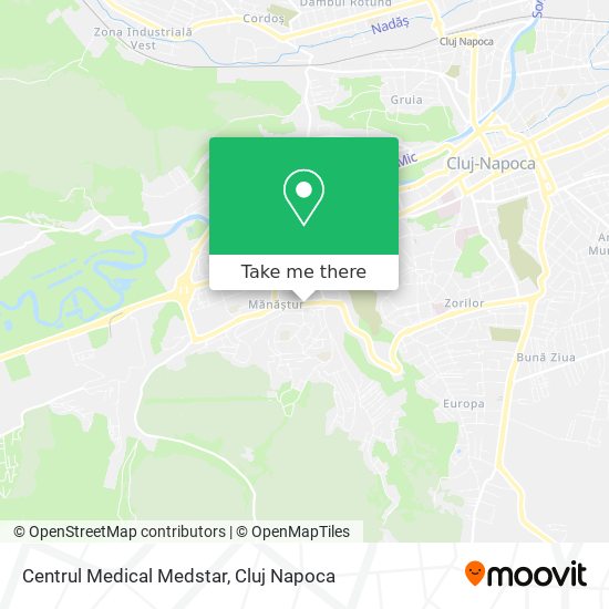 Centrul Medical Medstar map