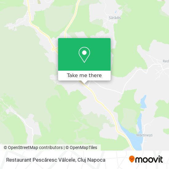 Restaurant Pescăresc Vâlcele map