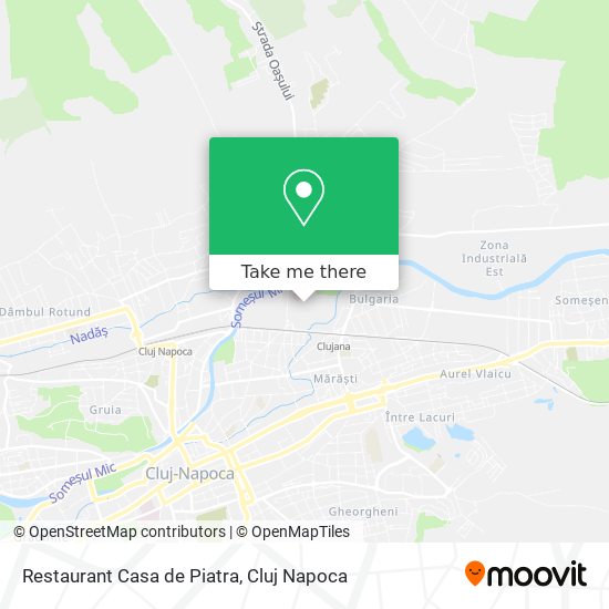 Restaurant Casa de Piatra map