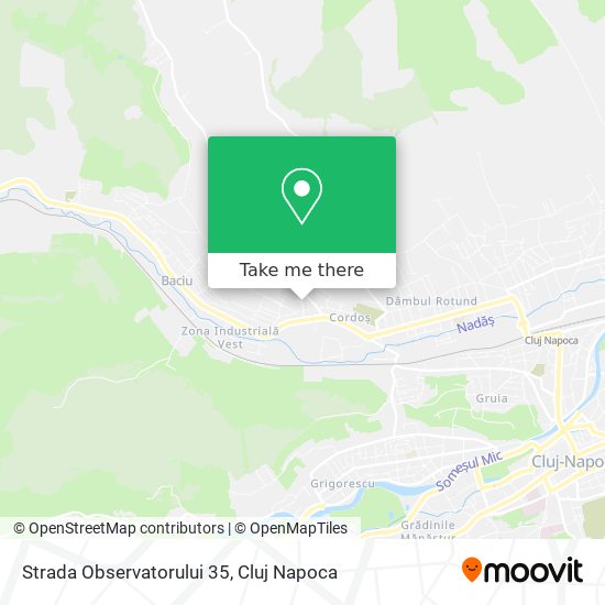 Strada Observatorului 35 map