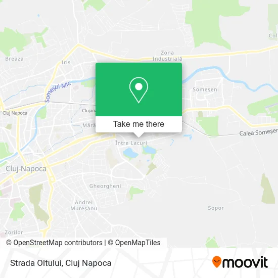 Strada Oltului map