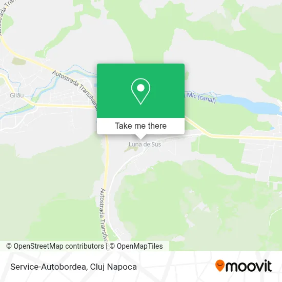 Service-Autobordea map