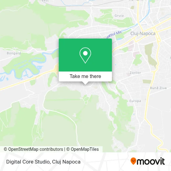 Digital Core Studio map