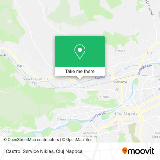 Castrol Service Niklas map