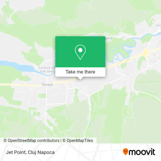 Jet Point map
