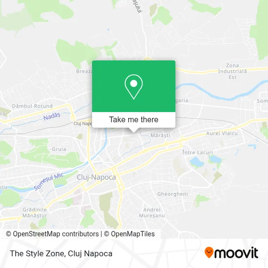 The Style Zone map