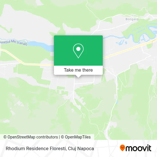 Rhodium Residence Floresti map