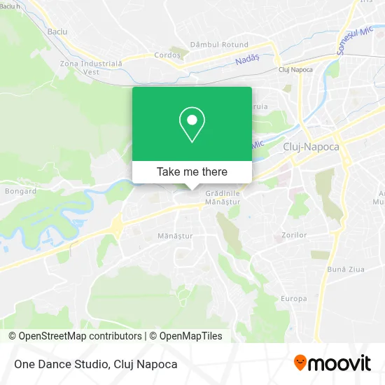 One Dance Studio map