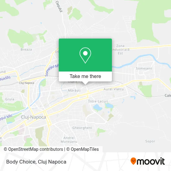 Body Choice map