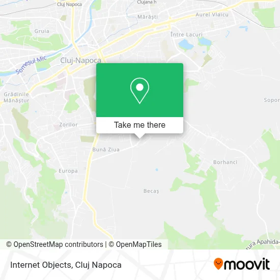 Internet Objects map