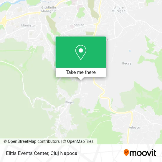 Elitis Events Center map