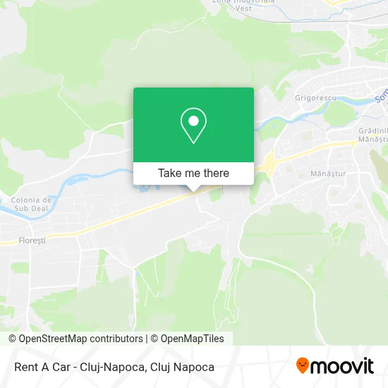 Rent A Car - Cluj-Napoca map