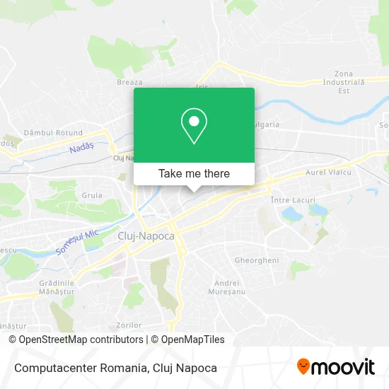 Computacenter Romania map