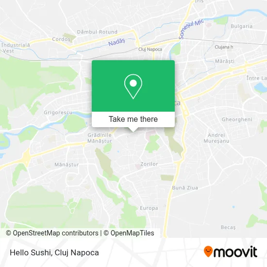 Hello Sushi map