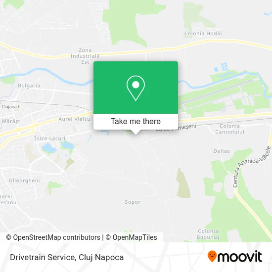 Drivetrain Service map