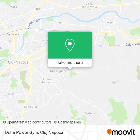 Delta Power Gym map