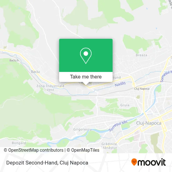 Depozit Second-Hand map