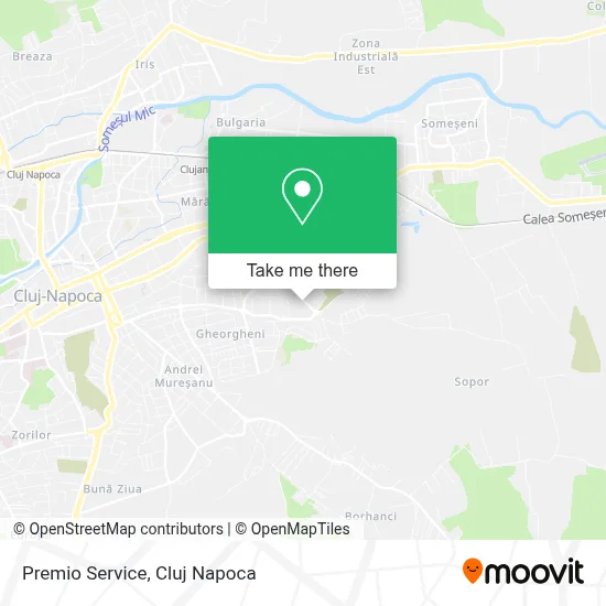 Premio Service map