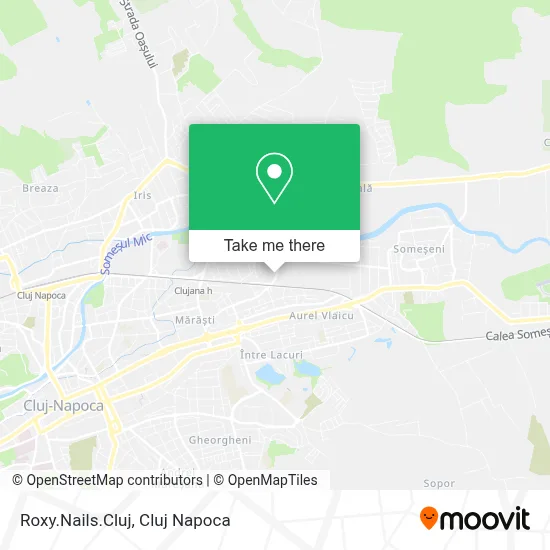 Roxy.Nails.Cluj map