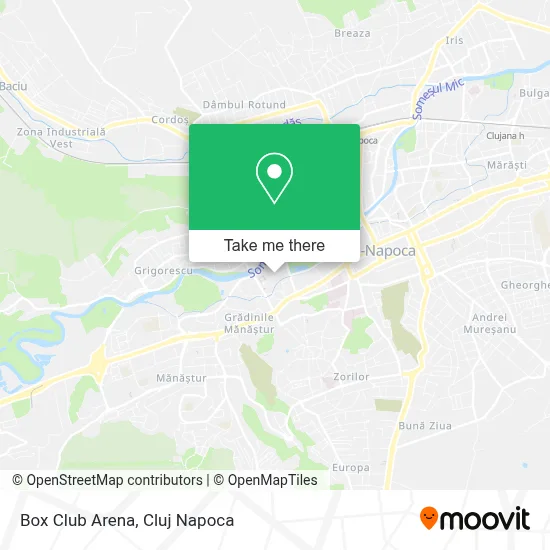 Box Club Arena map