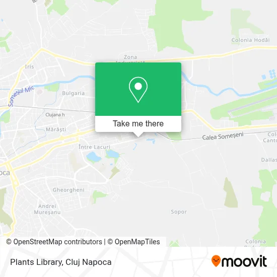 Plants Library map