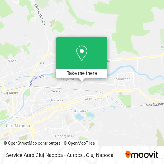 Service Auto Cluj Napoca - Autocsi map