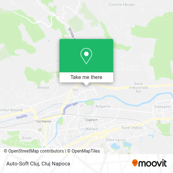 Auto-Soft Cluj map