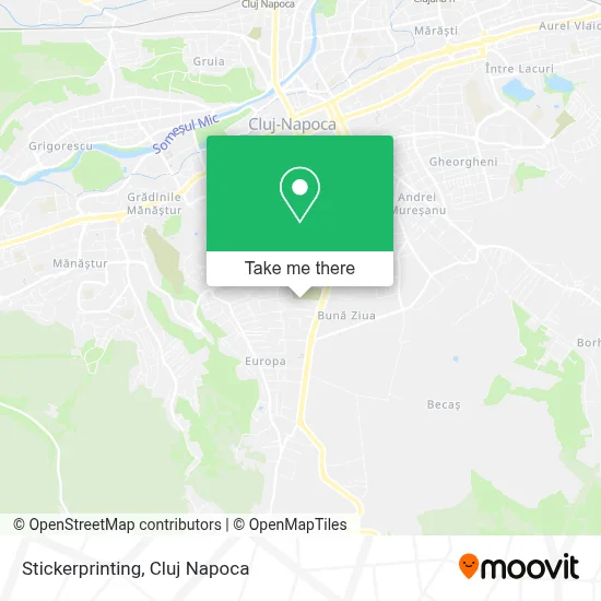 Stickerprinting map